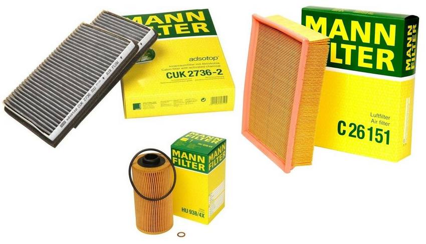 BMW Filter Service Kit 64312207985 - MANN-FILTER 1643124KIT